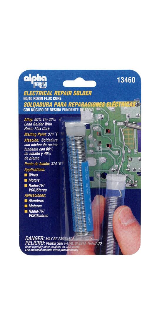 Alpha Metals 13460 .75 oz .050 Electric Solder - Amazon.com
